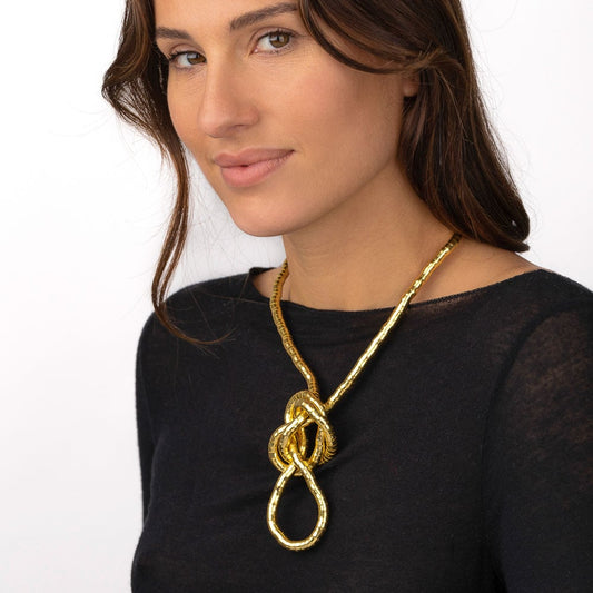 Vormbare slangketting – draag als ketting, armband of riemdetail