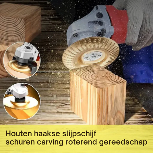 Haakse-slijper schijven voor hout – snijden, vormen & schuren  (3 stuks)