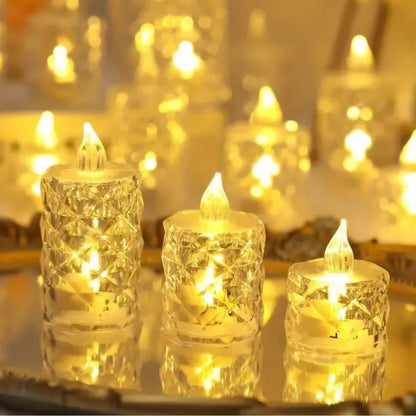 2+1 Gratis | Kristal LED-kaars – Vlamloos, veilig & stijlvol