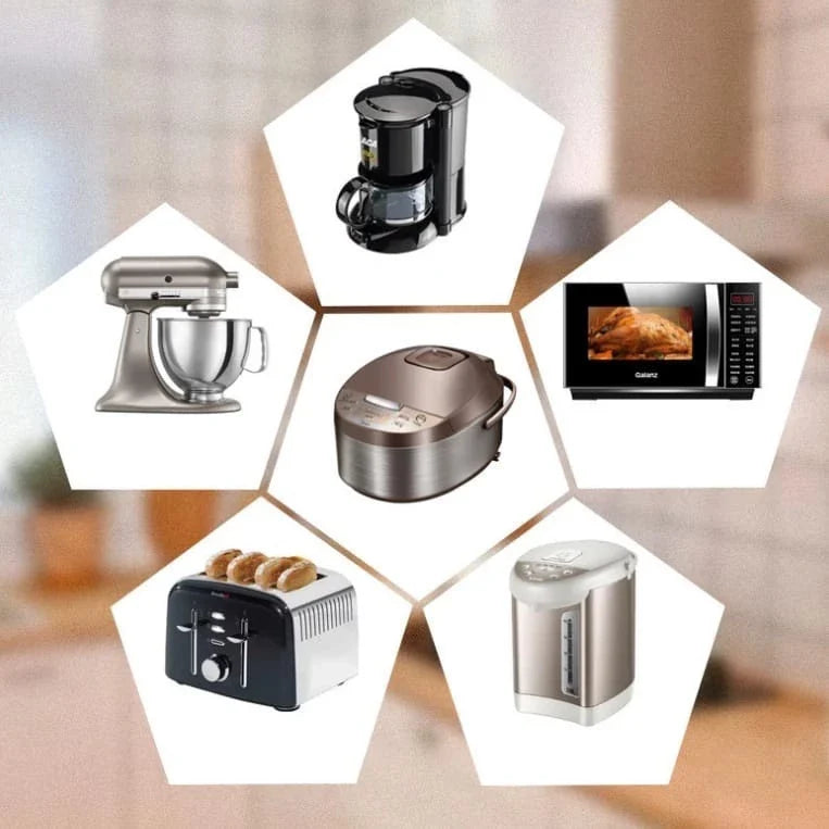 Kabelhouders voor de keuken — geen kabelchaos meer (12 stuks)