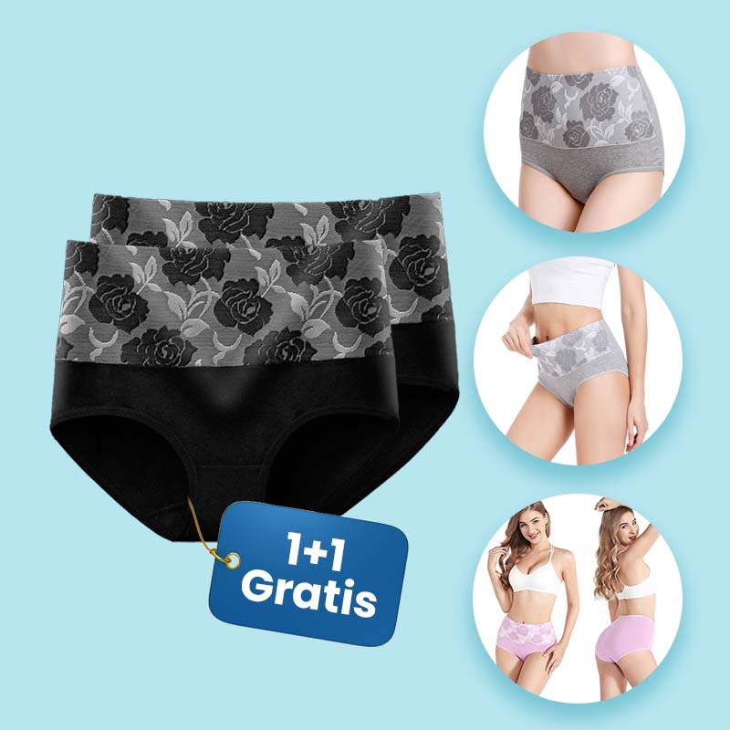 1+1 Gratis | TummyTuck™ Katoenen ondergoed met hoge taille