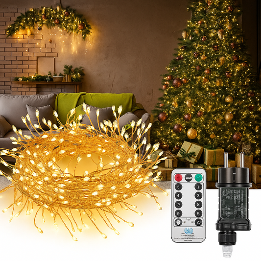 LED Koperdraad Sfeerverlichting – Creëer Magische, Warme Sfeer Binnen & Buiten (9 m)
