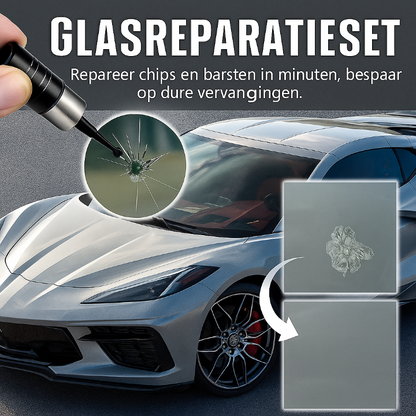 Glasreparatieset – Repareer chips en barsten in minuten, bespaar op dure vervangingen