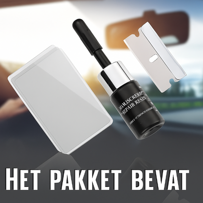 Glasreparatieset – Repareer chips en barsten in minuten, bespaar op dure vervangingen