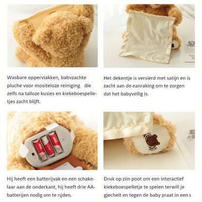 Interactieve knuffelvriend — comfortabel om aan te raken en mee te spelen