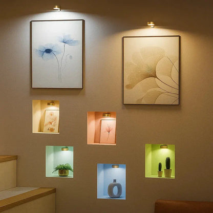 Magnetische LED-accentverlichting voor schilderijen