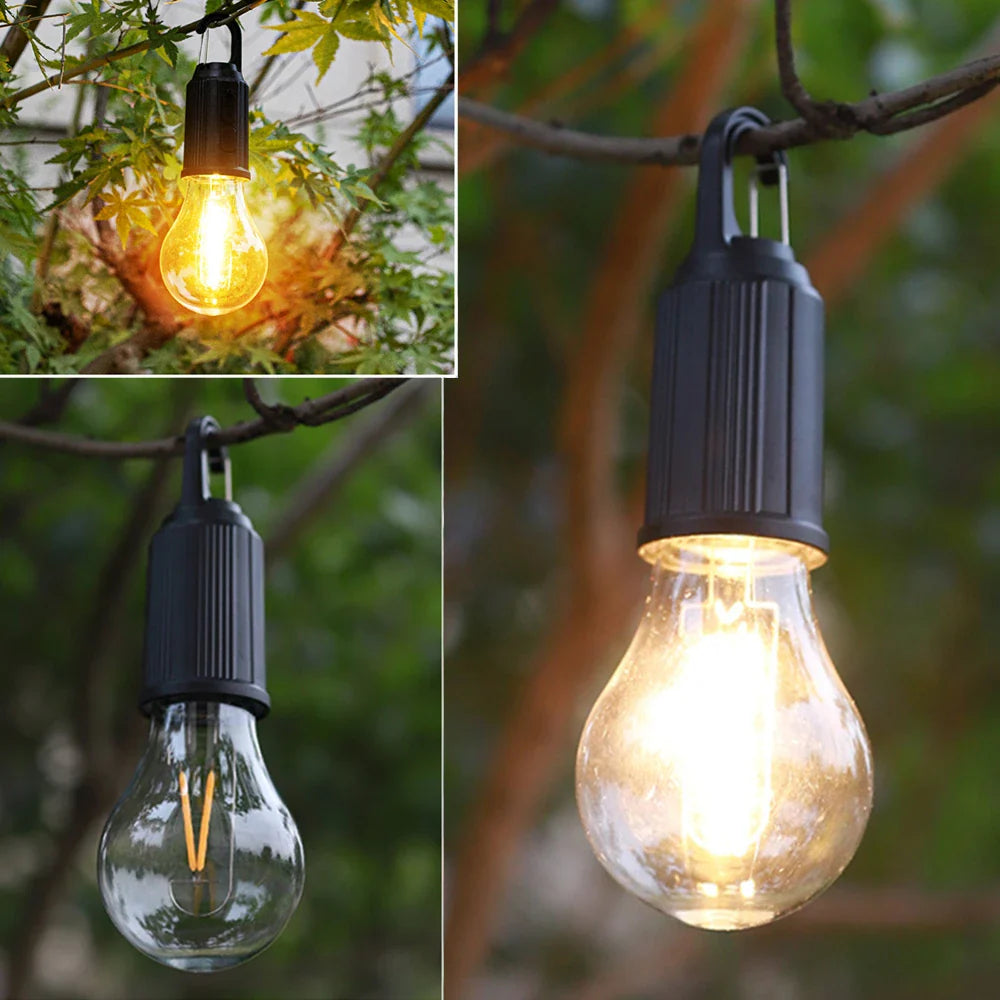 Retro kampeerlamp — perfecte sfeer voor tent & visplek