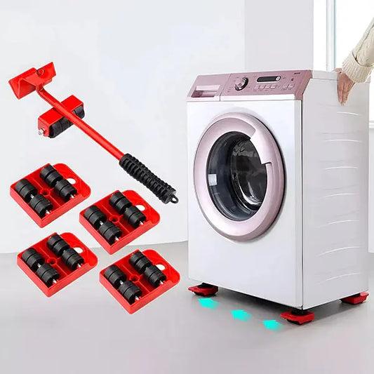 Heavy-duty meubelhefferset – rugvriendelijk en vloerbeschermend