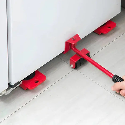Heavy-duty meubelhefferset – rugvriendelijk en vloerbeschermend