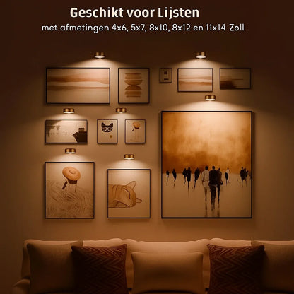 Draadloze LED-Schilderijlamp – Breng je kunst tot leven