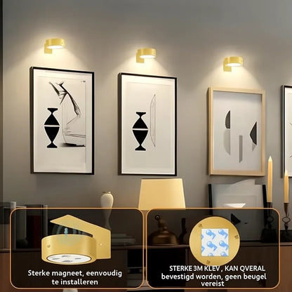 Draadloze LED-Schilderijlamp – Breng je kunst tot leven