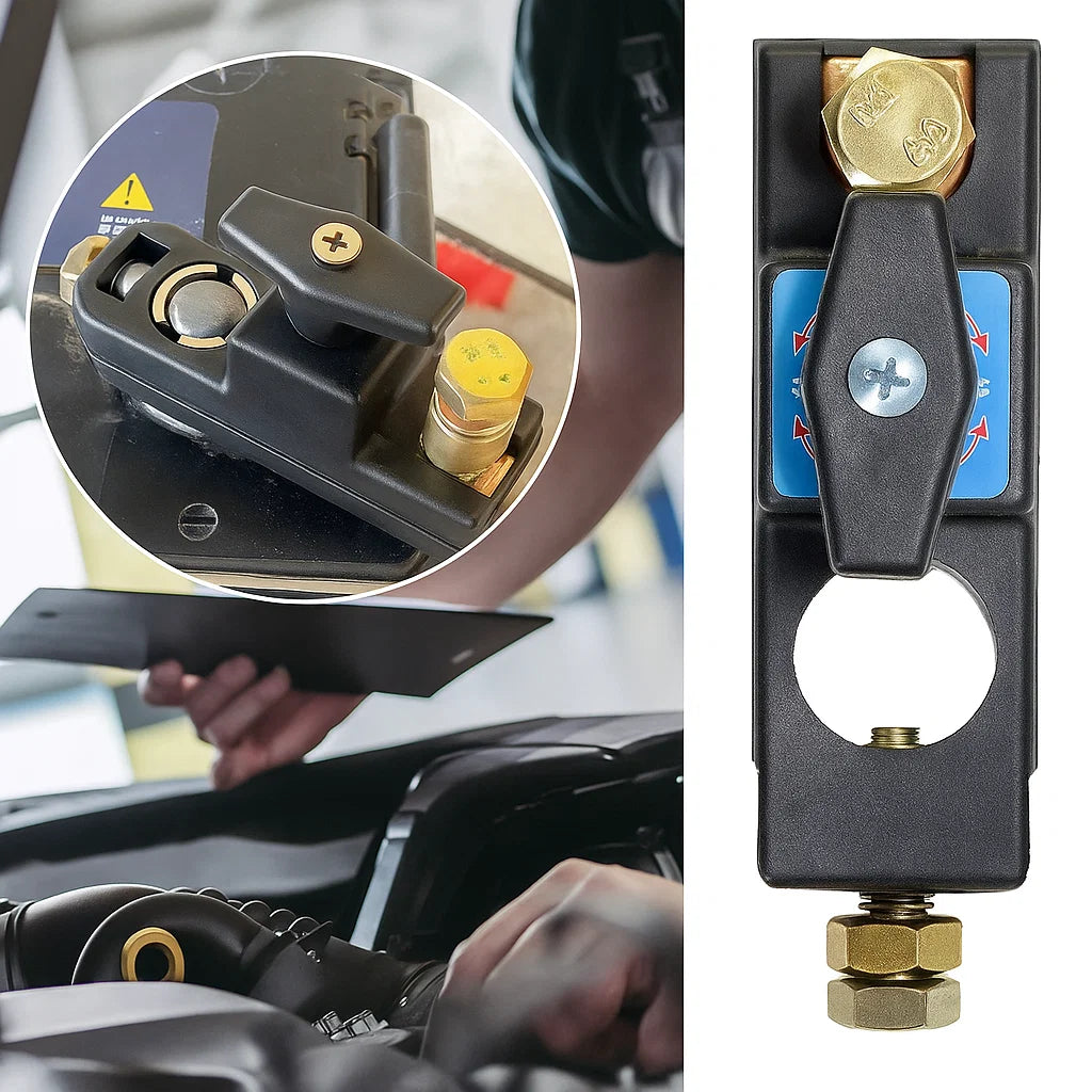 Accuschakelaar – Voorkom lege batterijen met één draai