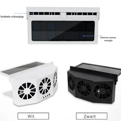 Zonne-energie Autoventilator – Draadloos & Compact