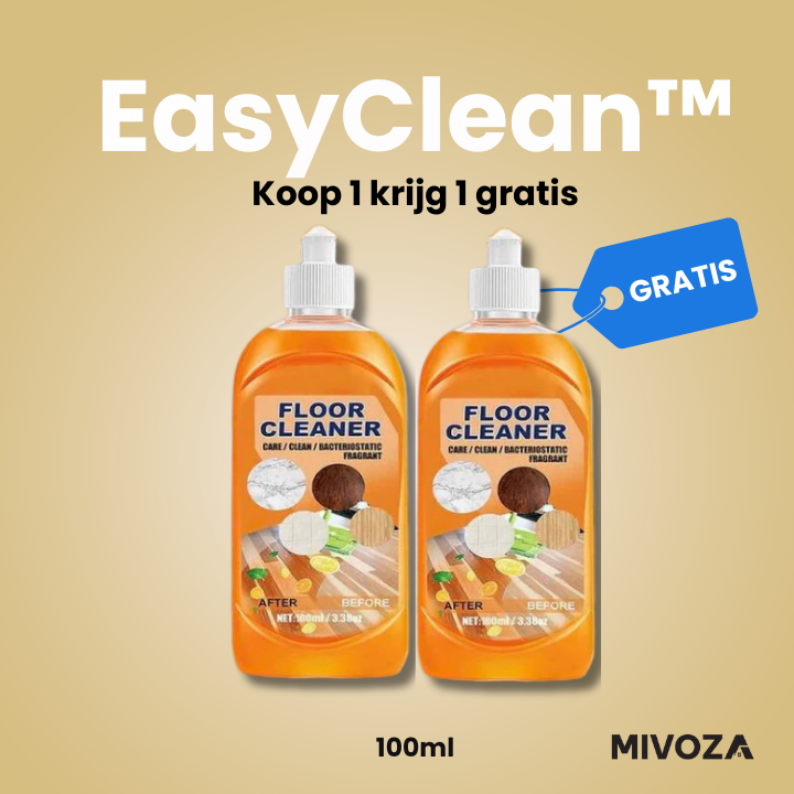 1+1 Gratis | EasyClean™️ Snel en gemakkelijk vloeren poetsen!