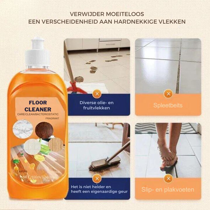 EasyClean™️ Snel en gemakkelijk vloeren poetsen!