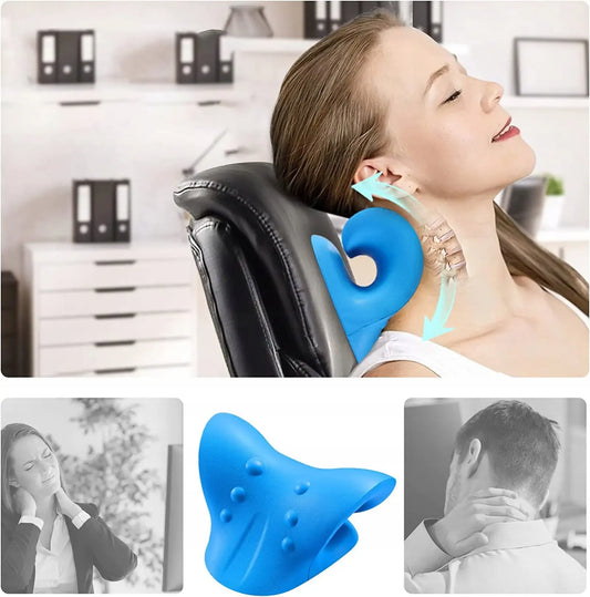 Nektrekker ergonomisch – Helpt bij nekpijn, schouderklachten en kaakspanning