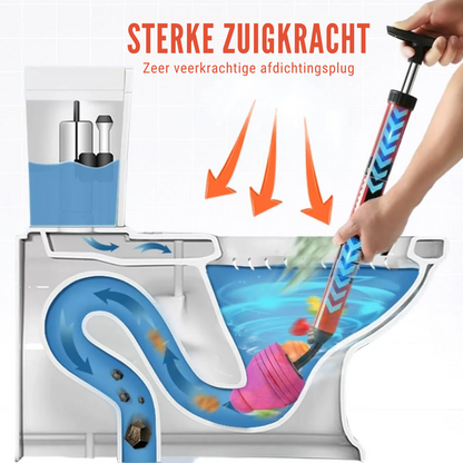 Luchtdruk afvoerontstopper – Zonder chemicaliën & direct resultaat