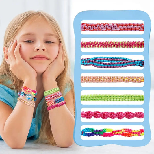 DIY armband vlechtset — maak 7 verschillende armbandstijlen