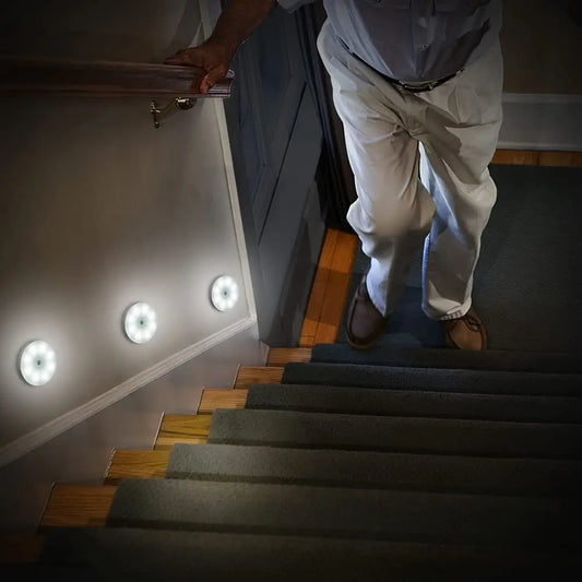 Nachtlampje met bewegingssensor — uw lichtgids voor donkere trappen en kamers 2-pack