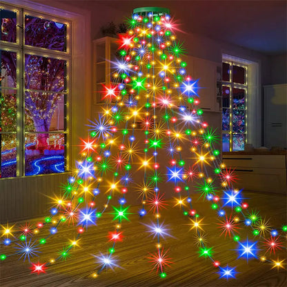 Watervalverlichting – Maak je kerstboom magisch en sfeervol