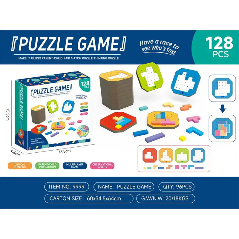 Kinderpuzzelspel — bevordert creativiteit en cognitieve vaardigheden