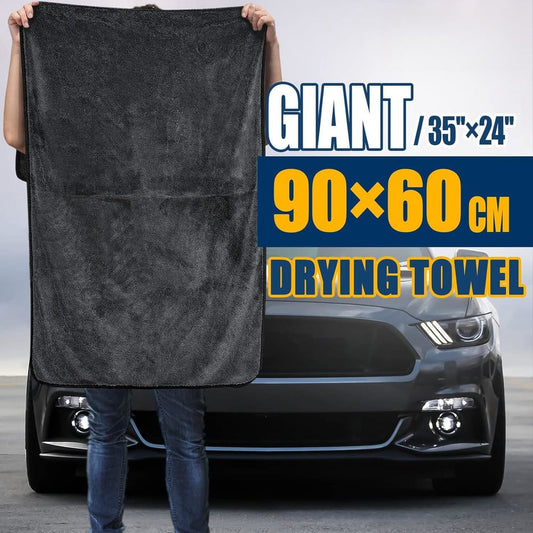 Microvezel droogdoek voor auto — zacht voor lak, glas & interieur