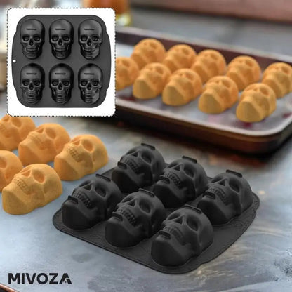 3D schedel taartvorm – Maak griezelig lekkere Halloweencakes