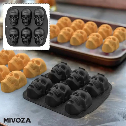 3D schedel taartvorm – Maak griezelig lekkere Halloweencakes