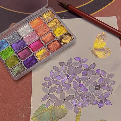 Aquarelverfset — heldere kleuren voor unieke kunstwerken