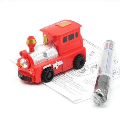 Creatief raceauto speelgoed met baan sensor