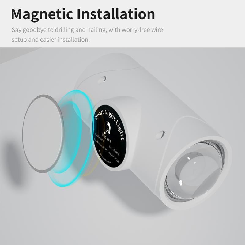 Slimme led-nachtlamp — zacht licht voor veilige nachten