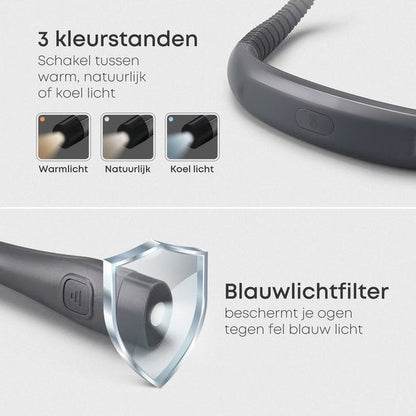 Draagbare LED Neklamp voor Lezen en Klussen