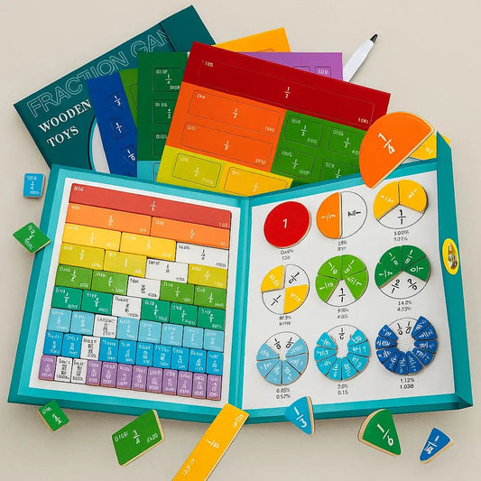 Magnetische Breuken Leerblokken — Interactieve Wiskundeset voor Kinderen