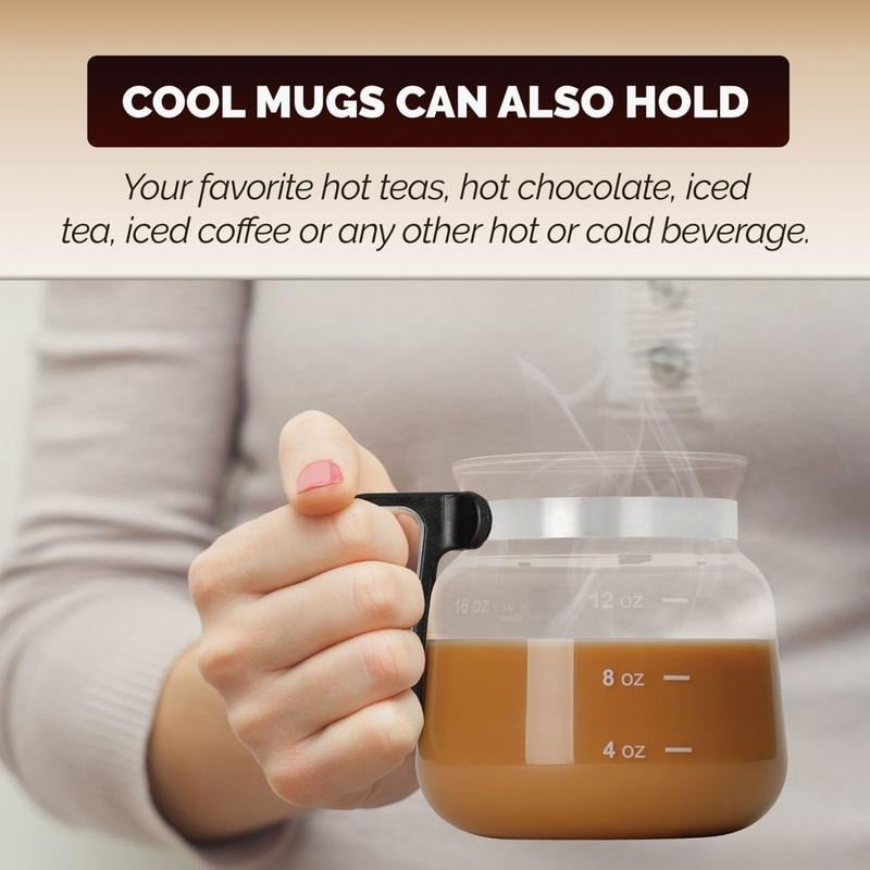 💕💖☕ 16 Oz Glass Coffee Mug – Coffee Pot Style Mivoza Deutschland