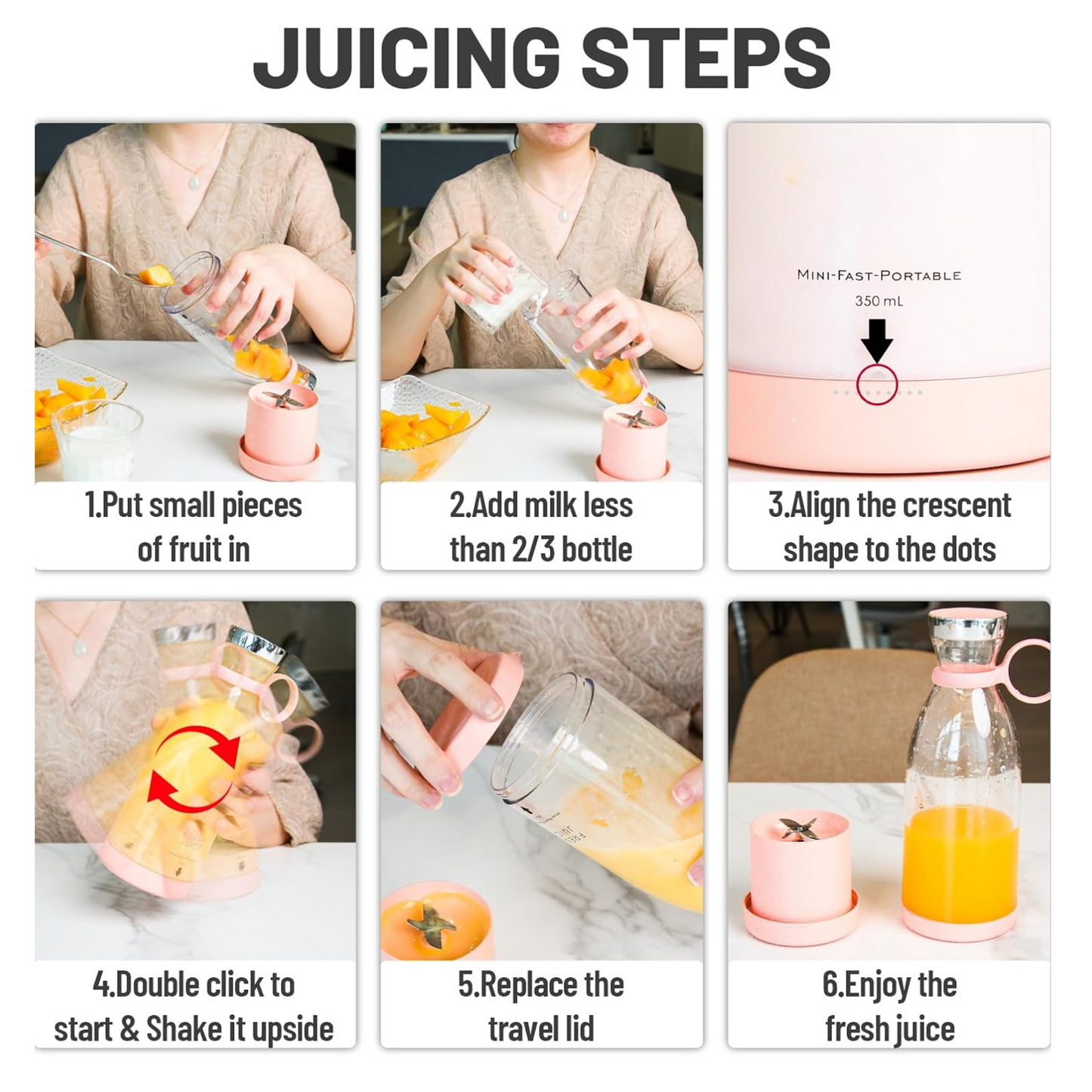 Draagbare blender — geniet overal van verse smoothies