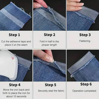 1+1 Gratis | Strijkbare tape – Supersnelle mooie zomen zonder naaien