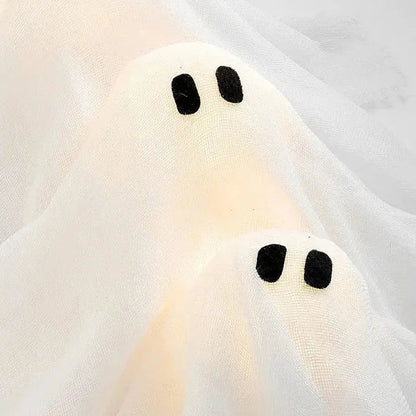Halloween krans decoratie — geheimzinnige spookgloed voor sfeervolle sfeer