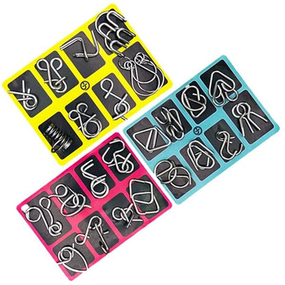 Metaaldraad Puzzelset – Duurzame Educatieve Draadbreinbrekers