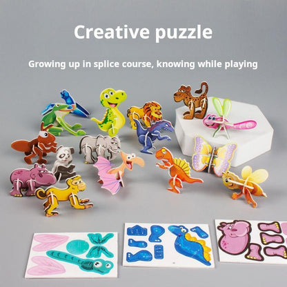 100-delige set dierenfiguren – educatief speelgoed ter bevordering van de creativiteit van kinderen