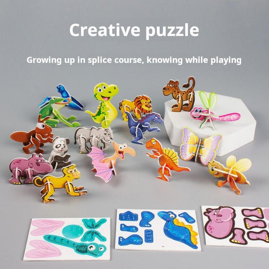 100-delige set dierenfiguren – educatief speelgoed ter bevordering van de creativiteit van kinderen
