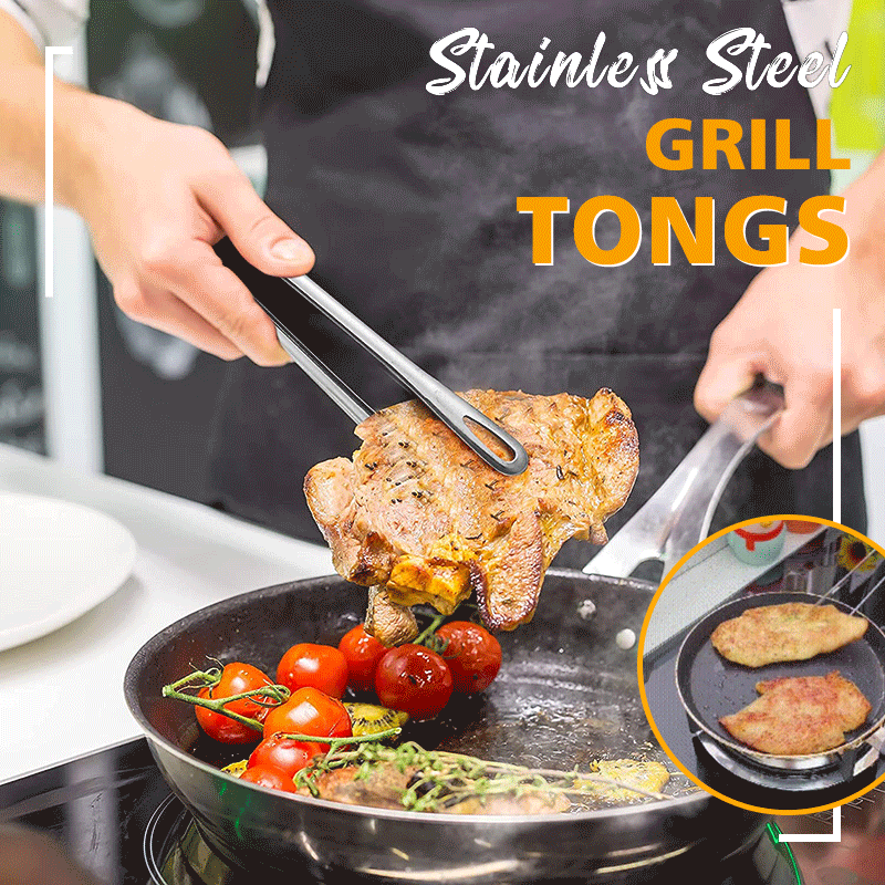 RVS Grill Tang voor Veilige en Stevige Grip