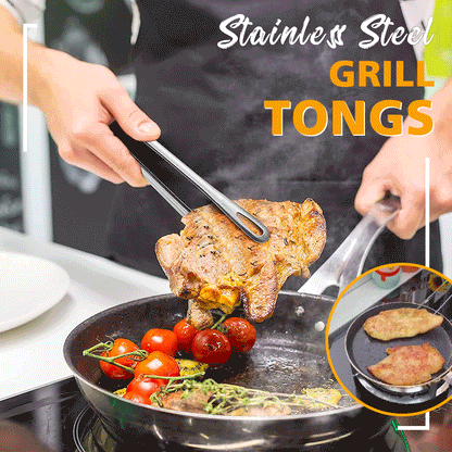 RVS Grill Tang voor Veilige en Stevige Grip
