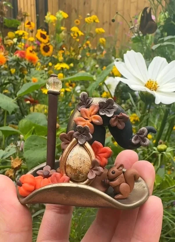 Handgemaakte sculptuur — creëert een magische leefomgeving