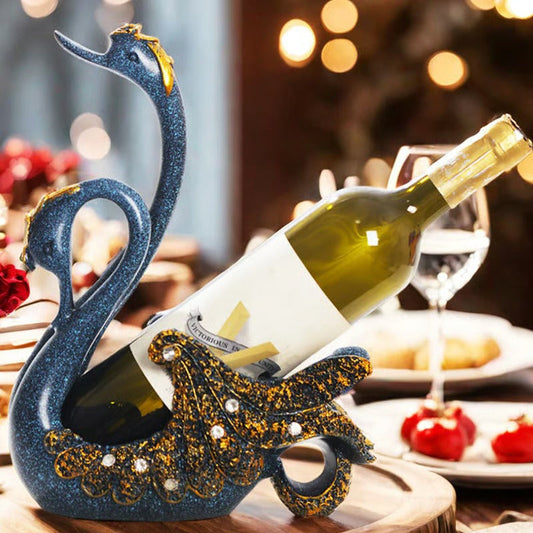 Swan Wine Bottle Holder Rack Mivoza Deutschland
