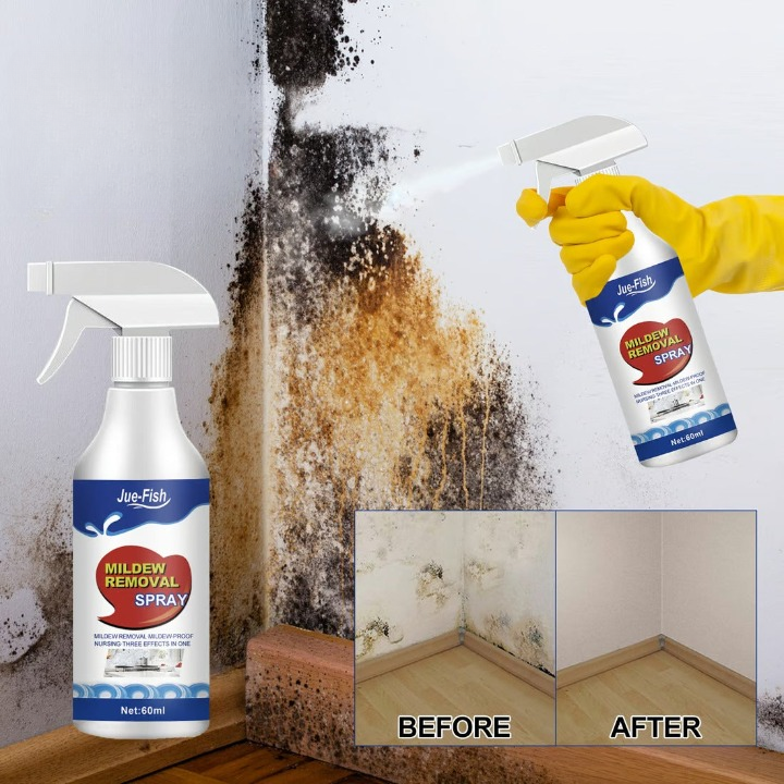 1+1 GRATIS | Zeer effectief schimmelverwijderingsspray – Voorkomt schimmelvorming