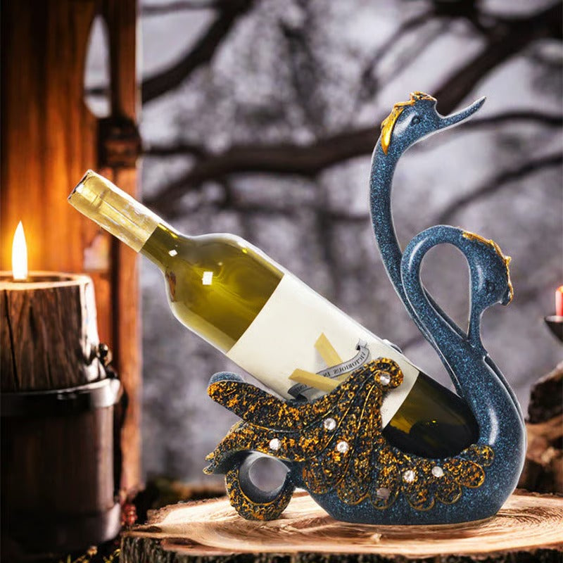 Swan Wine Bottle Holder Rack Mivoza Deutschland
