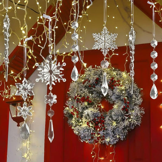 Kerstdecoratieset 18-delig — elegante glans voor elke kerstboom