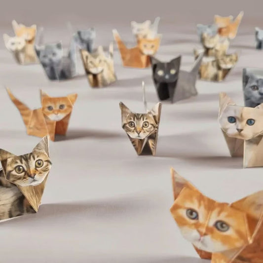 🎄DIY Paper Cats Mivoza Deutschland