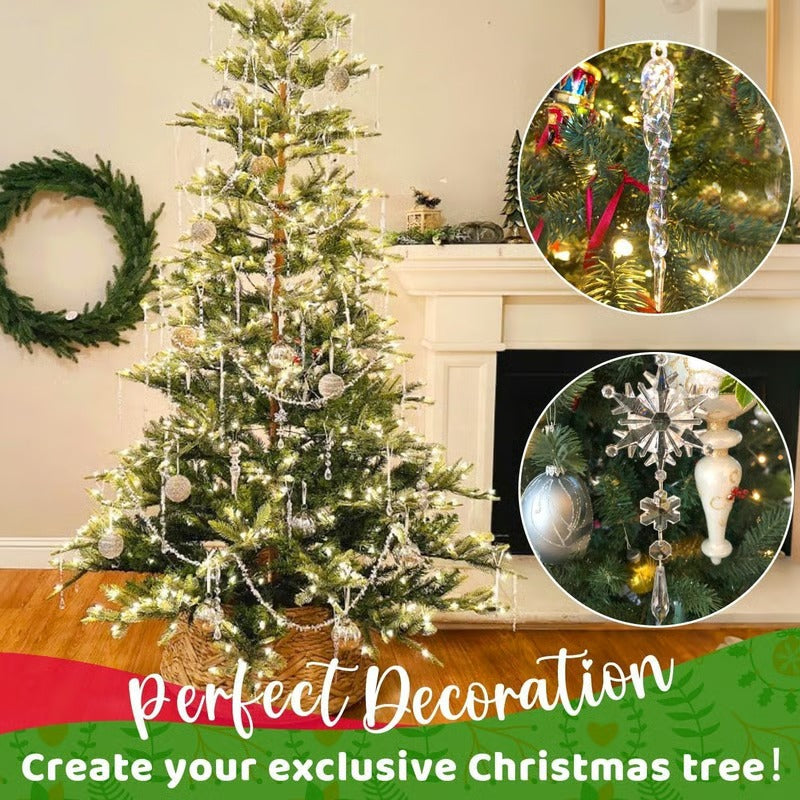 Kerstdecoratieset 18-delig — elegante glans voor elke kerstboom