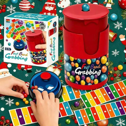Kleurenmatch spel met kralen — snel, leuk en vol actie voor het gezin